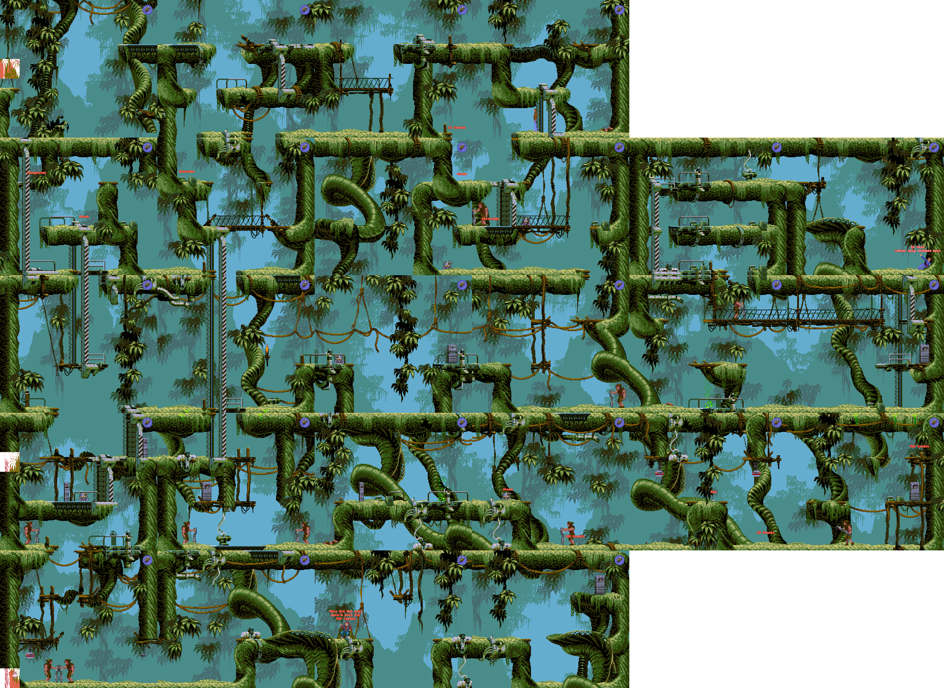 Flashback/Files/PC-DOS/Flashback-Map-Level1.png