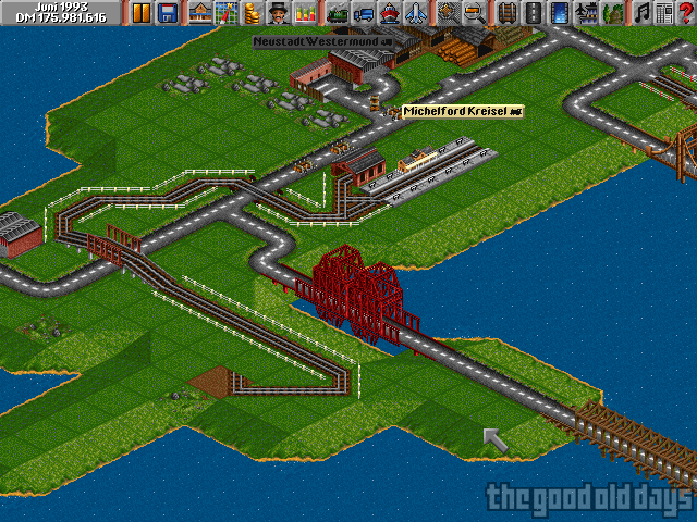 Transport Tycoon (Microprose 1995): This promises to develop into yet another interesting route.